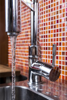 Water Flowing from Tap